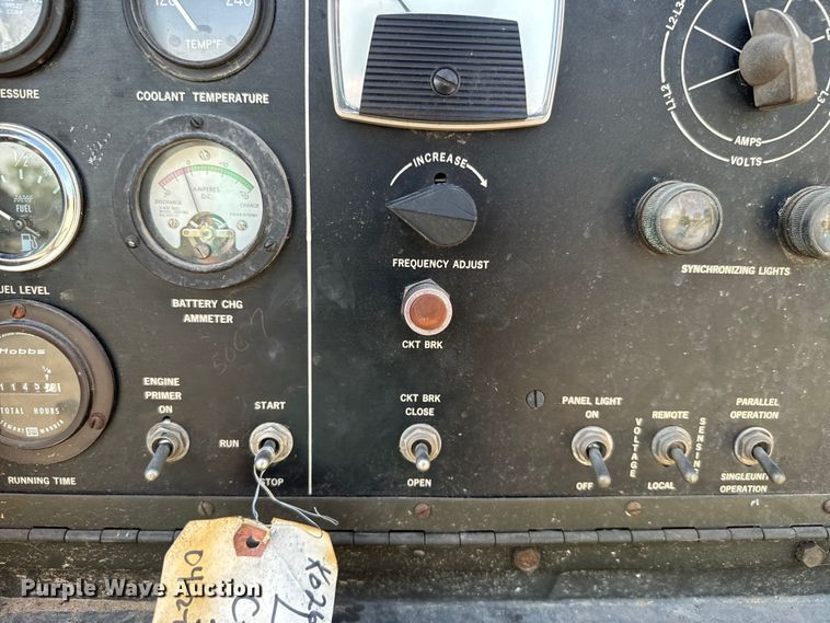 image for item EH5482 1978 Fermont MEP006A generator