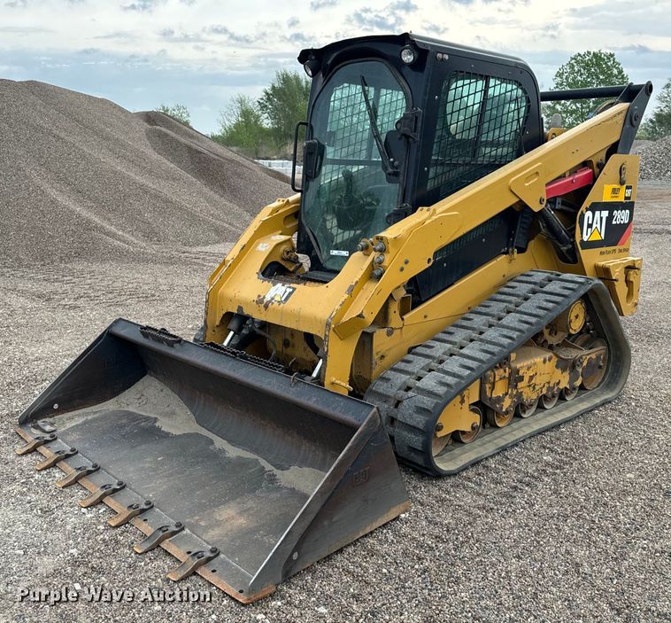 image for item EH6673 2017 Caterpillar 289D tracked skid steer loader