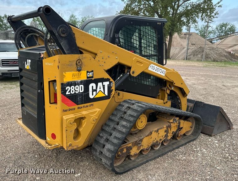 image for item EH6673 2017 Caterpillar 289D tracked skid steer loader