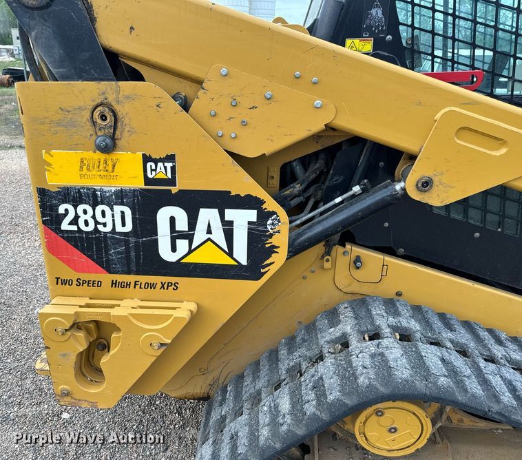 image for item EH6673 2017 Caterpillar 289D tracked skid steer loader