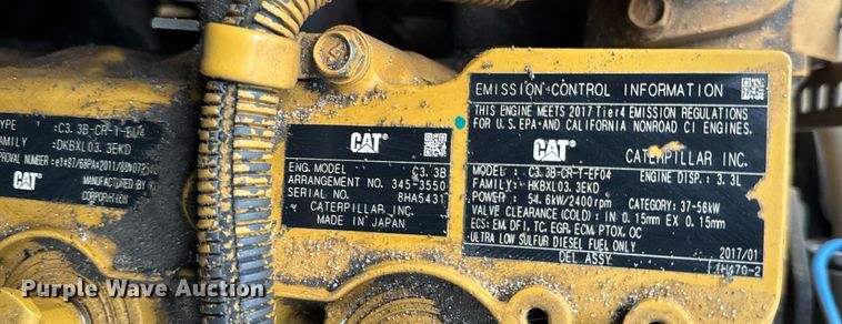 image for item EH6673 2017 Caterpillar 289D tracked skid steer loader