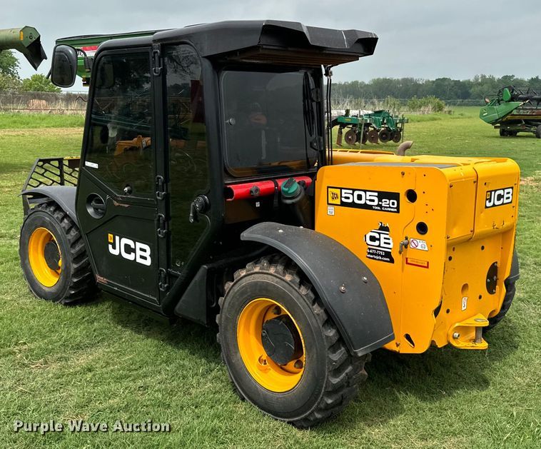 image for item EJ0522 2021 JCB 505-20 tool carrier telehandler