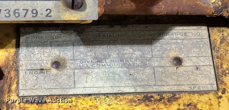 image for item EJ0566 1980 Caterpillar 920 wheel loader