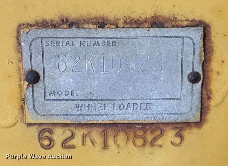 image for item EJ0566 1980 Caterpillar 920 wheel loader