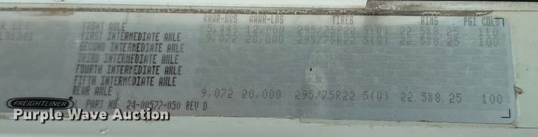 image for item EJ0591 2003 Freightliner FLD112 vacuum truck