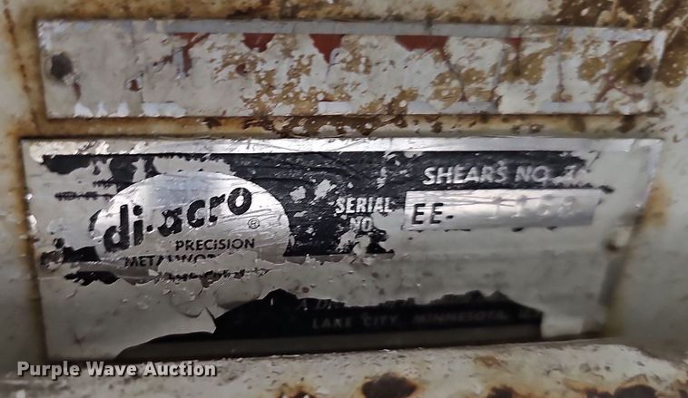 image for item EJ6328 Di-Acro metal Shear 