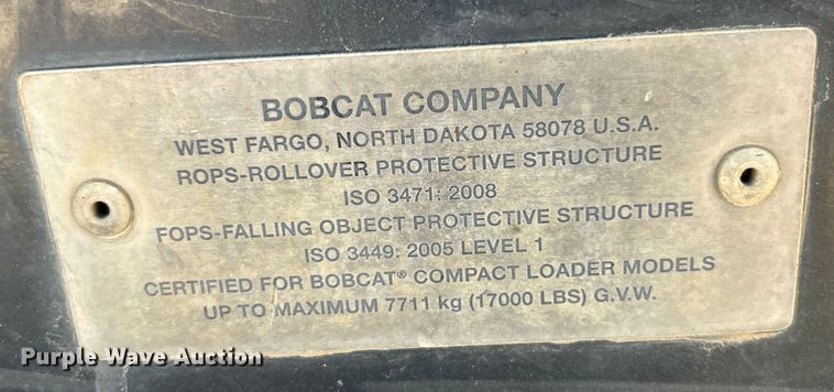 image for item EK4507 2013 Bobcat T590 tracked skid steer loader