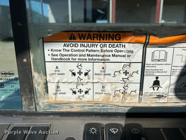 image for item EK4508 2014 Bobcat E63 M mini excavator