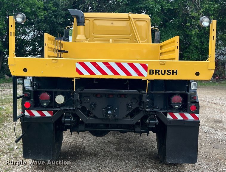 image for item JS9958 1997 Stewart and Stevenson  flatbed truck