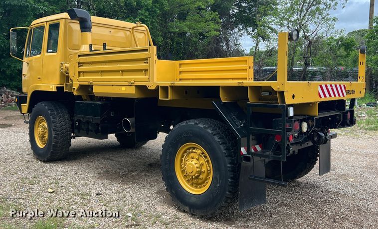 image for item JS9958 1997 Stewart and Stevenson  flatbed truck