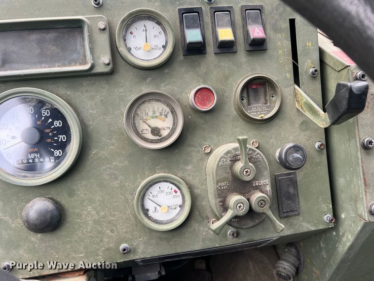 image for item JS9958 1997 Stewart and Stevenson  flatbed truck