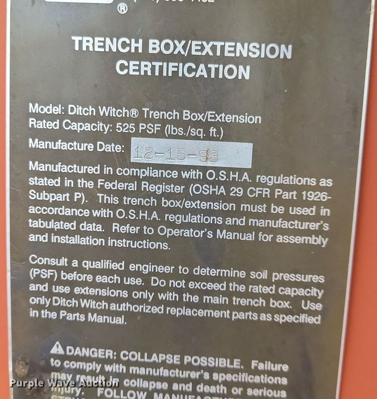 image for item LC9991 1994 Ditch Witch P80 directional rod pusher