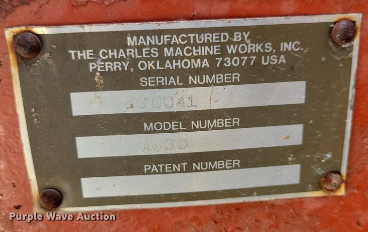 image for item LC9993 Ditch Witch 6510 cable plow