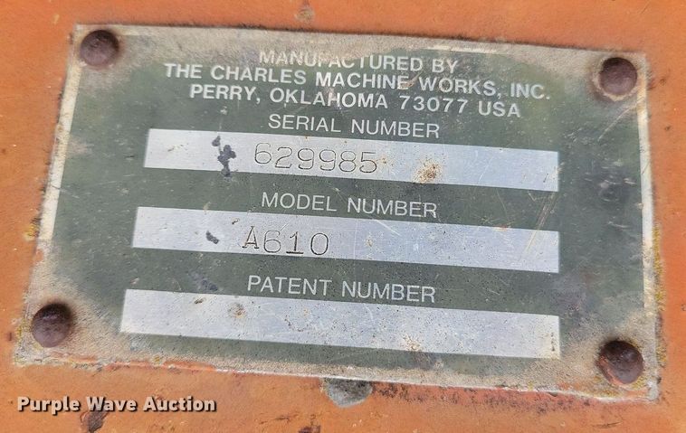 image for item LC9993 Ditch Witch 6510 cable plow