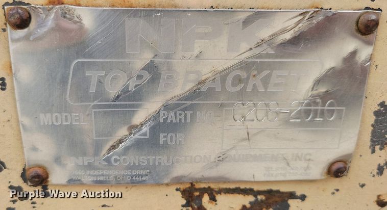 image for item LC9997 NPK excavator plate compactor