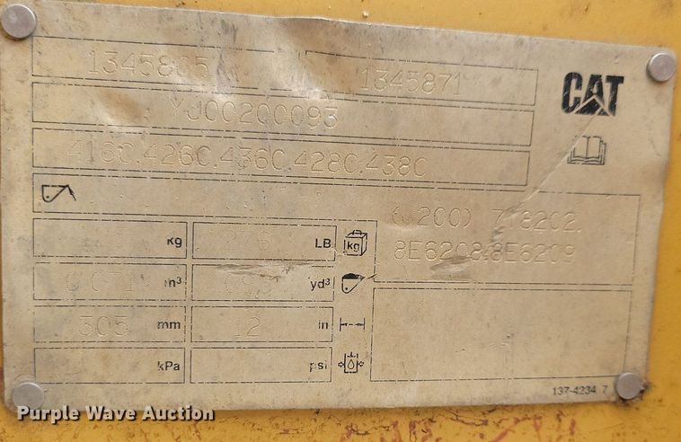 image for item LD9002 Caterpillar excavator bucket