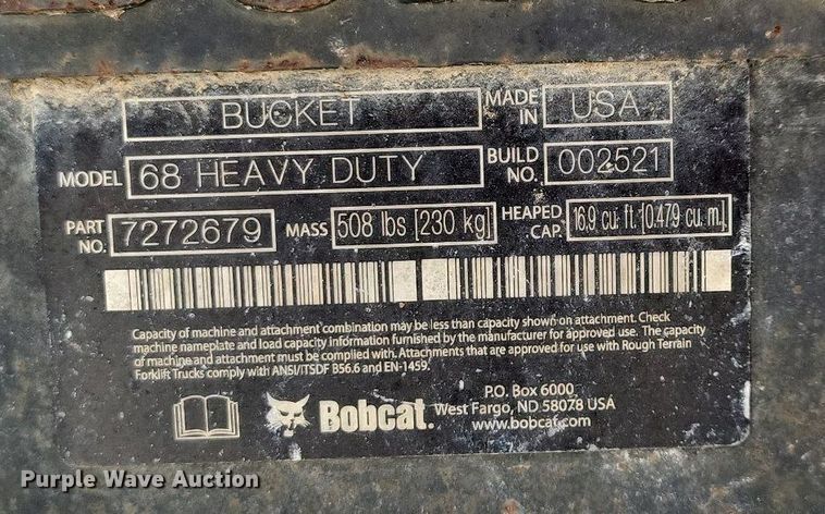 image for item LD9021 2015 Bobcat S530 skid steer loader