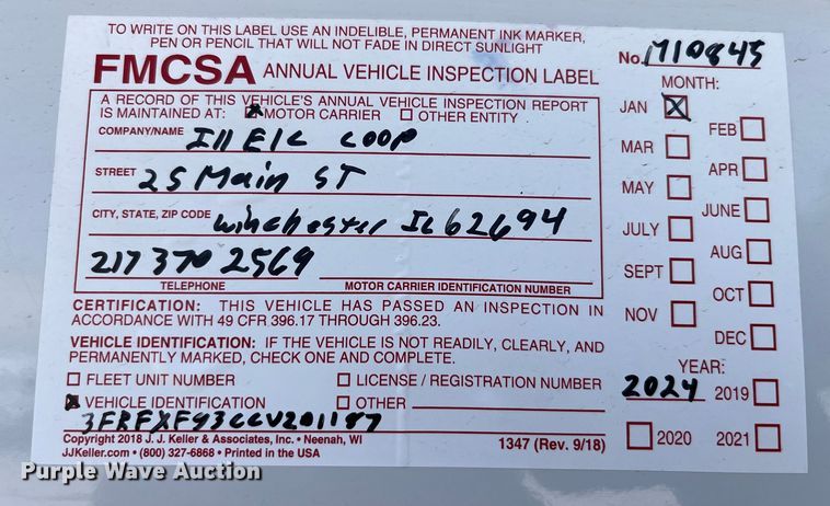 image for item LD9461 2012 Ford F750 Super Duty XL bucket truck