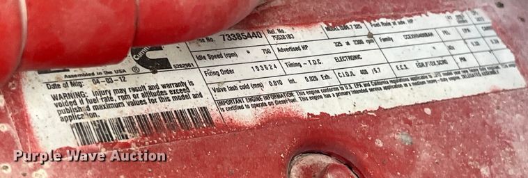 image for item LD9461 2012 Ford F750 Super Duty XL bucket truck