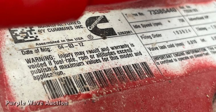 image for item LD9461 2012 Ford F750 Super Duty XL bucket truck