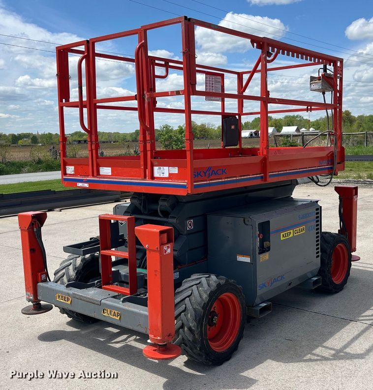 image for item LD9483 2012 SkyJack SJ 6832RT scissor lift