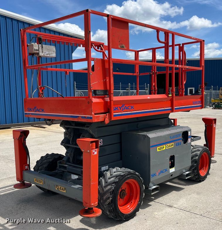 image for item LD9483 2012 SkyJack SJ 6832RT scissor lift