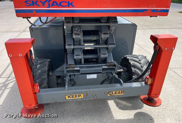 image for item LD9483 2012 SkyJack SJ 6832RT scissor lift