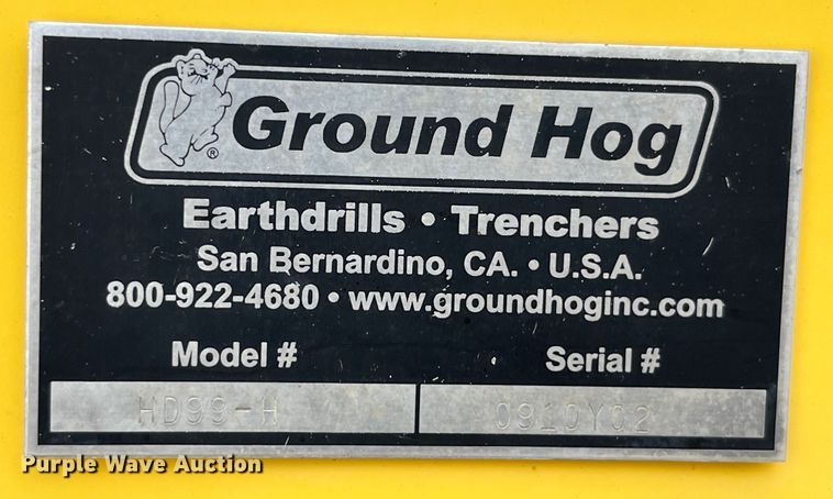 image for item LD9487 Ground Hog HD99-H post hole auger