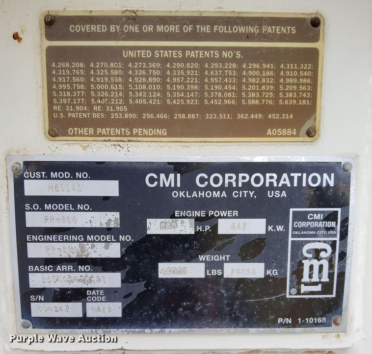 image for item LO9002 2013 CMI PR-860 cold planer