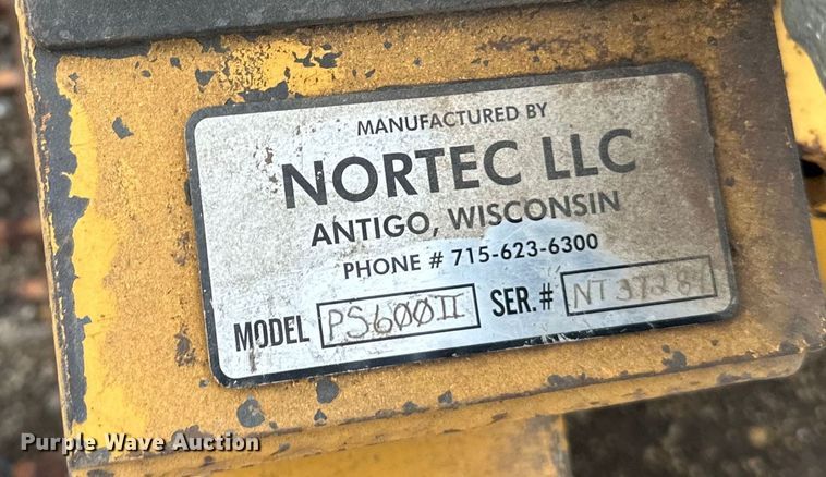 image for item LR9302 Nortec  PS600II skid steer landscape rake