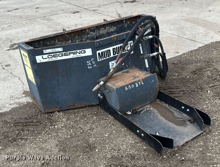 image for item LR9303 Loegering  Mud Bucket  skid steer concrete placer 