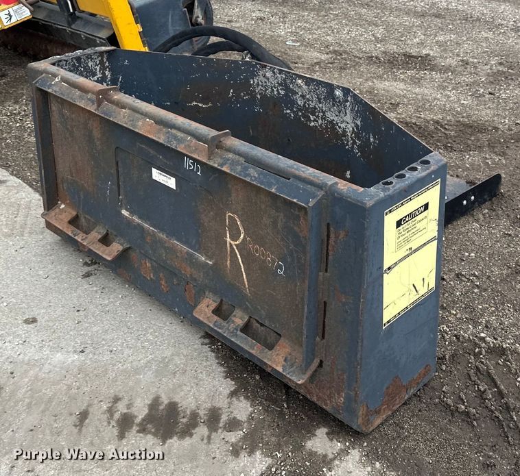 image for item LR9303 Loegering  Mud Bucket  skid steer concrete placer 