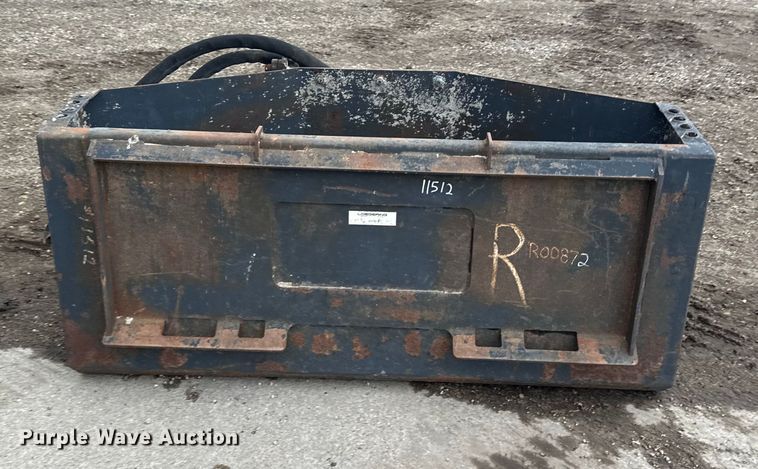 image for item LR9303 Loegering  Mud Bucket  skid steer concrete placer 