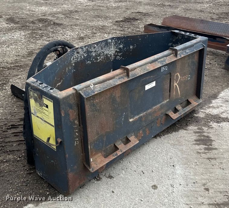 image for item LR9303 Loegering  Mud Bucket  skid steer concrete placer 