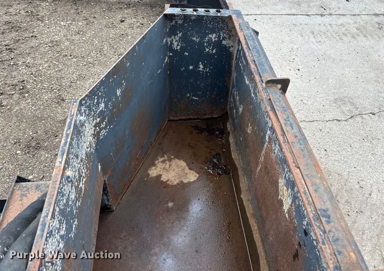 image for item LR9303 Loegering  Mud Bucket  skid steer concrete placer 