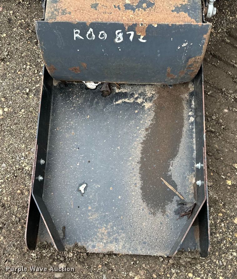 image for item LR9303 Loegering  Mud Bucket  skid steer concrete placer 