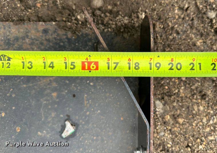 image for item LR9303 Loegering  Mud Bucket  skid steer concrete placer 