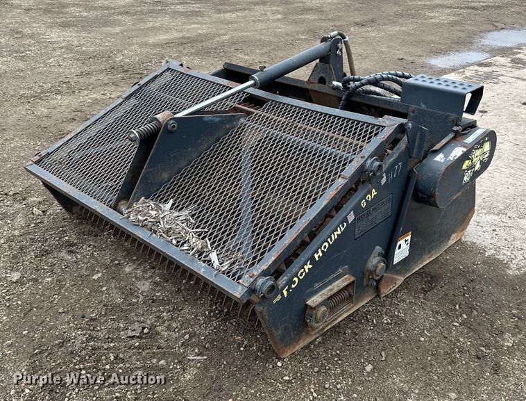 image for item LR9305 Kem Enterprises Rockhound 60A skid steer landscape rake