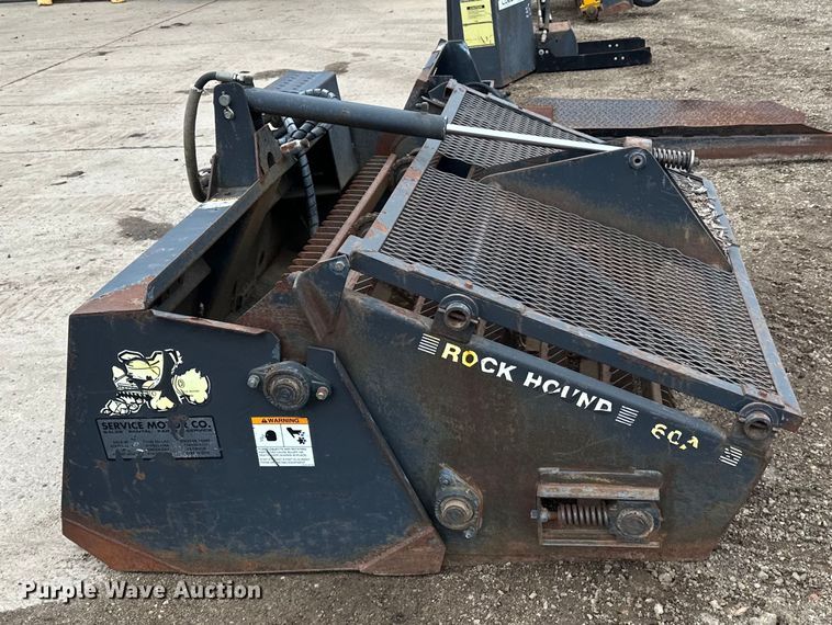 image for item LR9305 Kem Enterprises Rockhound 60A skid steer landscape rake