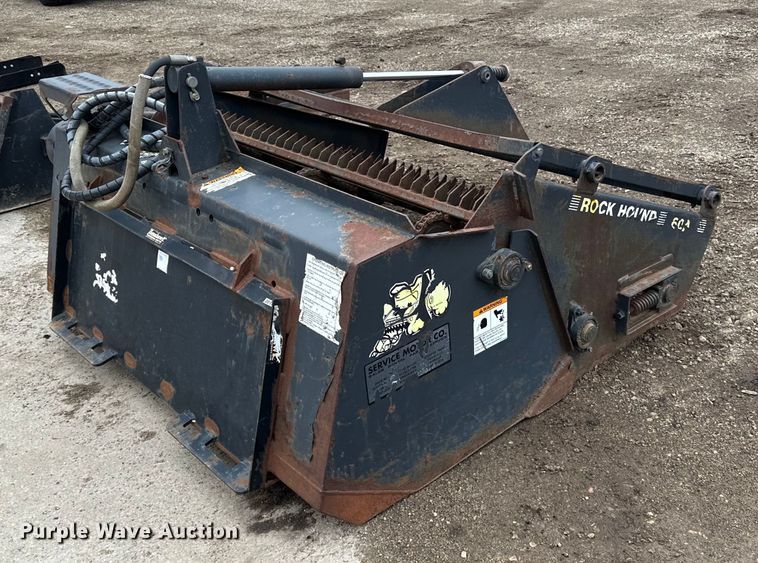 image for item LR9305 Kem Enterprises Rockhound 60A skid steer landscape rake