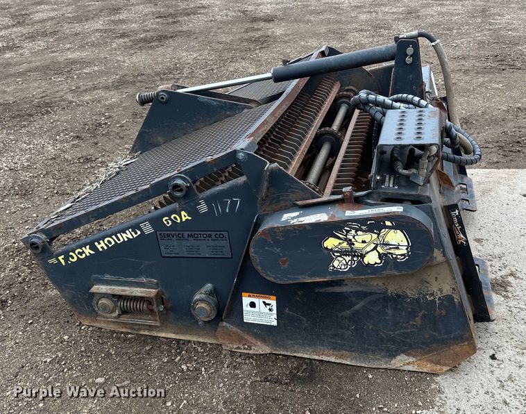 image for item LR9305 Kem Enterprises Rockhound 60A skid steer landscape rake