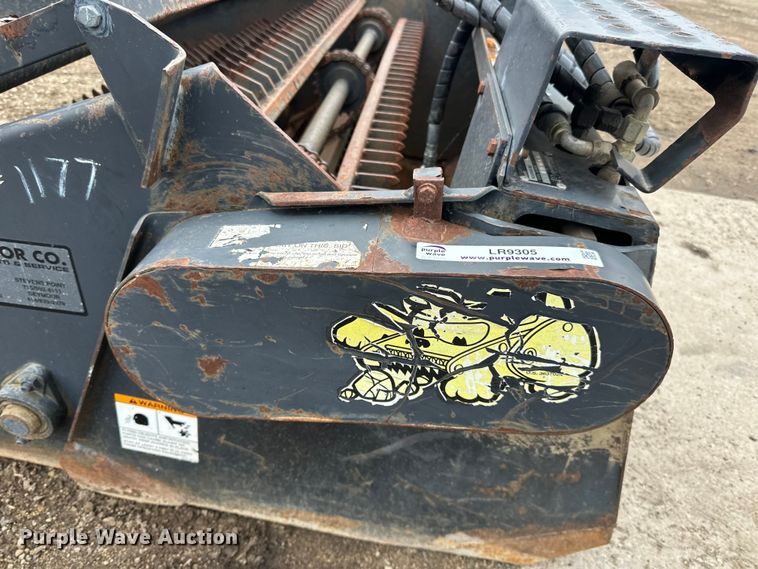 image for item LR9305 Kem Enterprises Rockhound 60A skid steer landscape rake