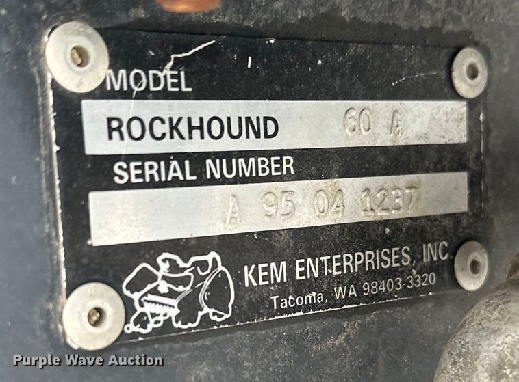 image for item LR9305 Kem Enterprises Rockhound 60A skid steer landscape rake