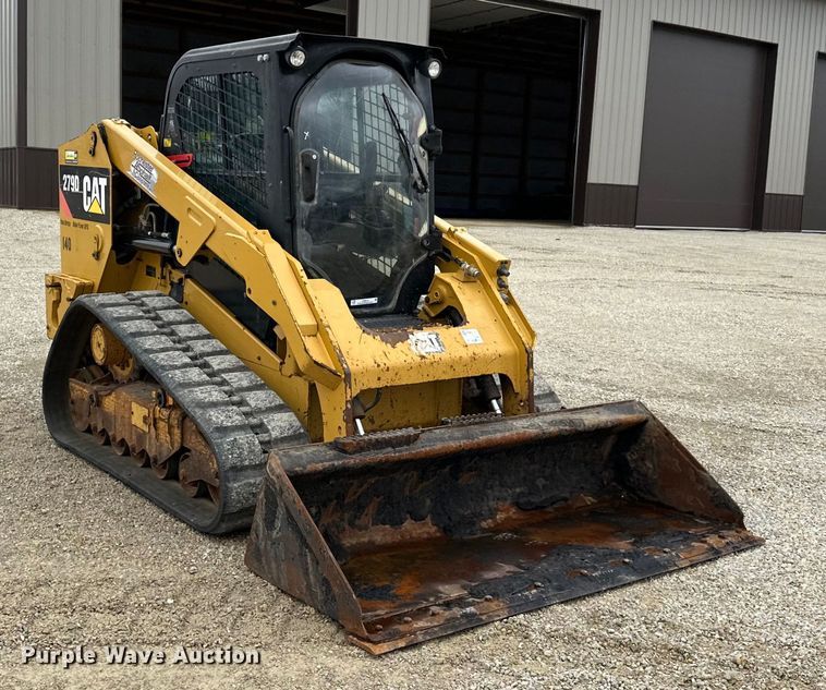 image for item LR9312 2015 Caterpillar 279D skid steer loader