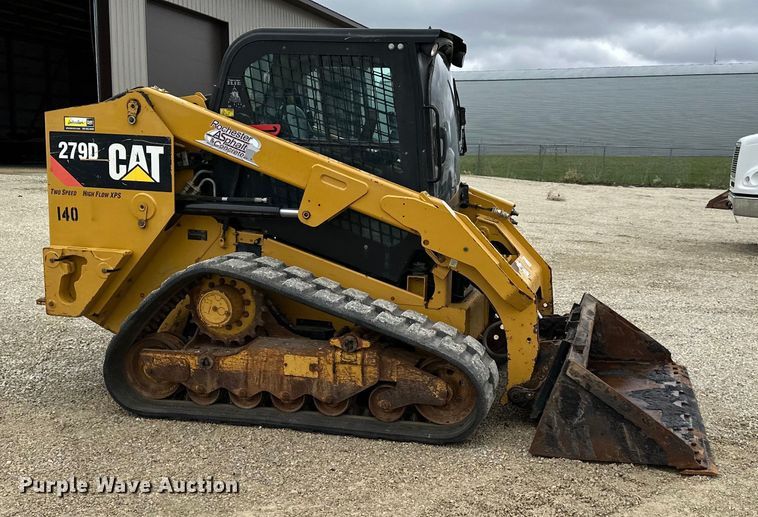 image for item LR9312 2015 Caterpillar 279D skid steer loader