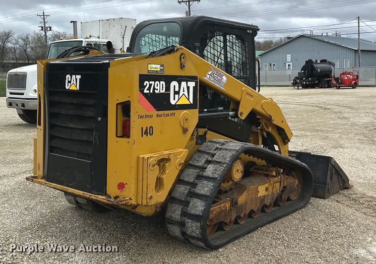 image for item LR9312 2015 Caterpillar 279D skid steer loader