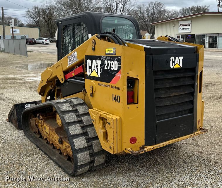 image for item LR9312 2015 Caterpillar 279D skid steer loader