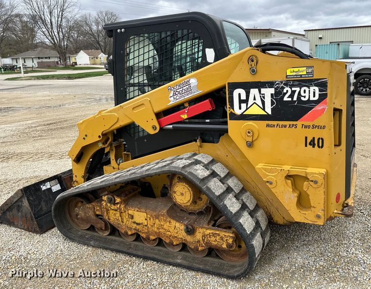 image for item LR9312 2015 Caterpillar 279D skid steer loader