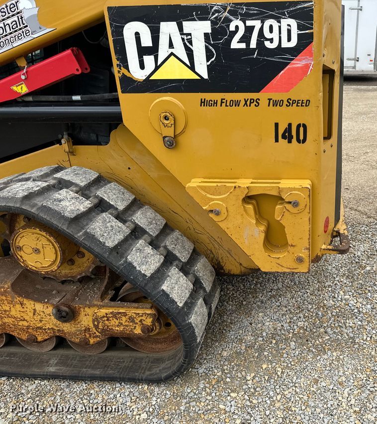 image for item LR9312 2015 Caterpillar 279D skid steer loader
