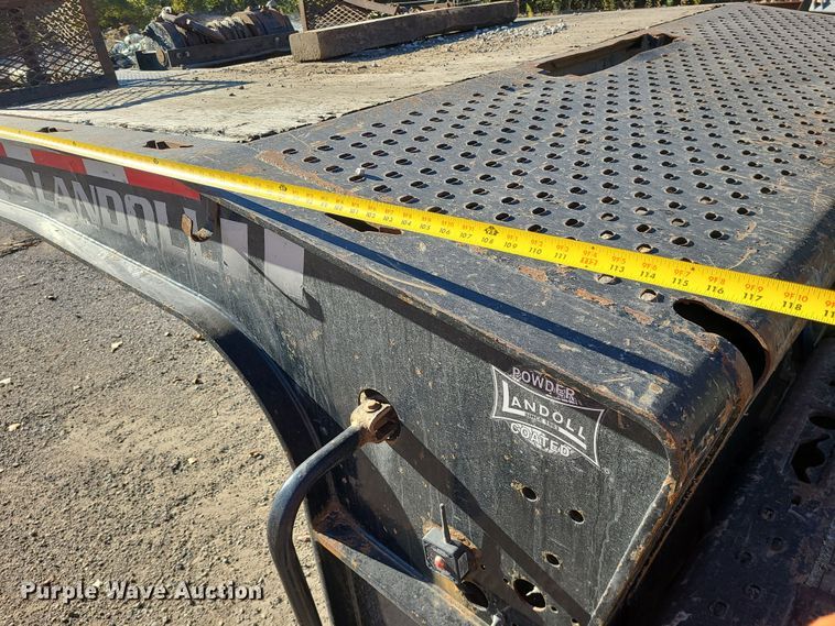 image for item MJ9525 2015 Landoll tilt deck equipment trailer